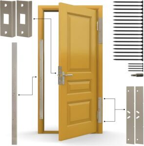 Door Lock Reinforcement Kit That Made My Front Door Significantly Harder to Kick In